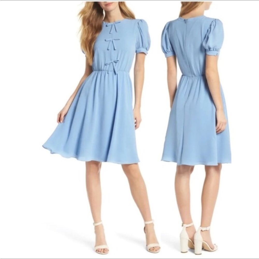 Gal Meets Glam Blue Midi Dress